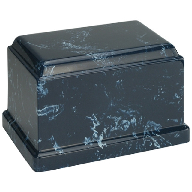 Navy Olympus Marble Urn