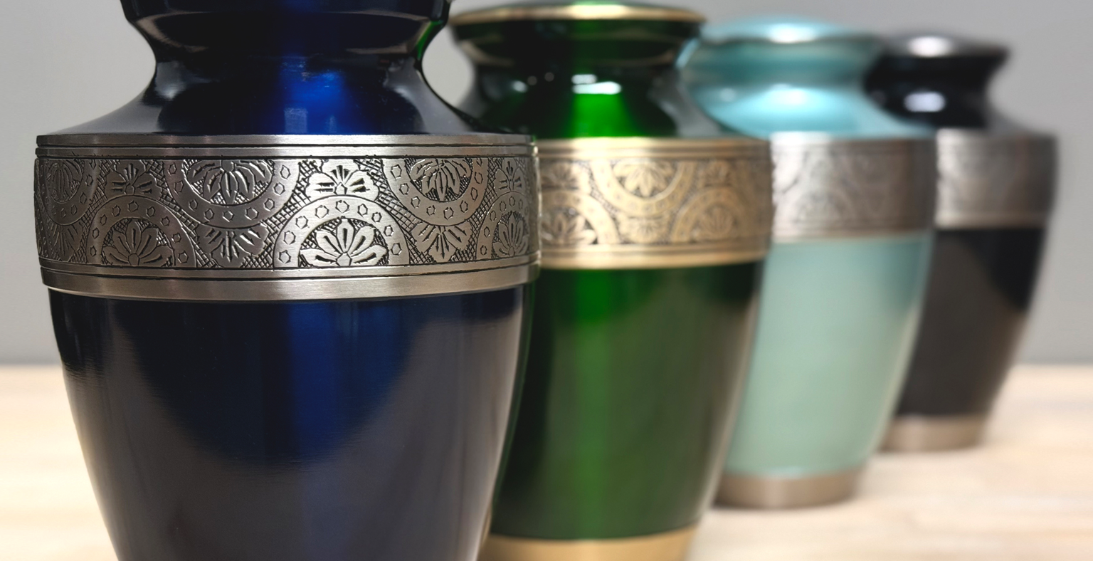 Regent Brass Urns in various colors
